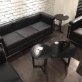 [Le Corbusier (replica) 1, 2, 3 Seater Sofa, Iris Coffee Table & Lola Coffee Table -Small/Big]<br />